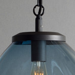 Contemporary Pendant Light // Blue