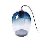 Green House // Plug in Table Lamp // Blue