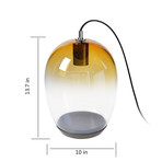 Green House // Plug in Table Lamp // Amber
