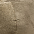 Plush Velour Convertible Bean Bag Chair // Sage