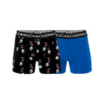 Boxershorts // Print + Solid // Pack of 2 (Small)