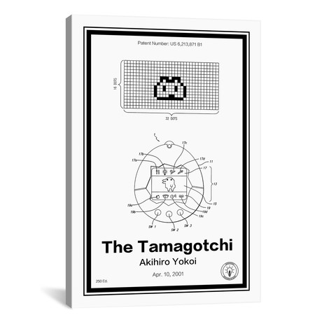 Tamagotchi (26"W x 18"H x 0.75"D)