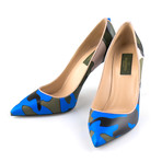 Valentino // Leather Pointed Toe Pump Shoe // Camoflage (Euro: 34)