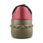 Valentino // Leather Rockrunner Sneaker // Camoflage (Euro: 34)