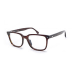 Fendi // Rectangular Acetate Eyeglass Frames // Dark Havana