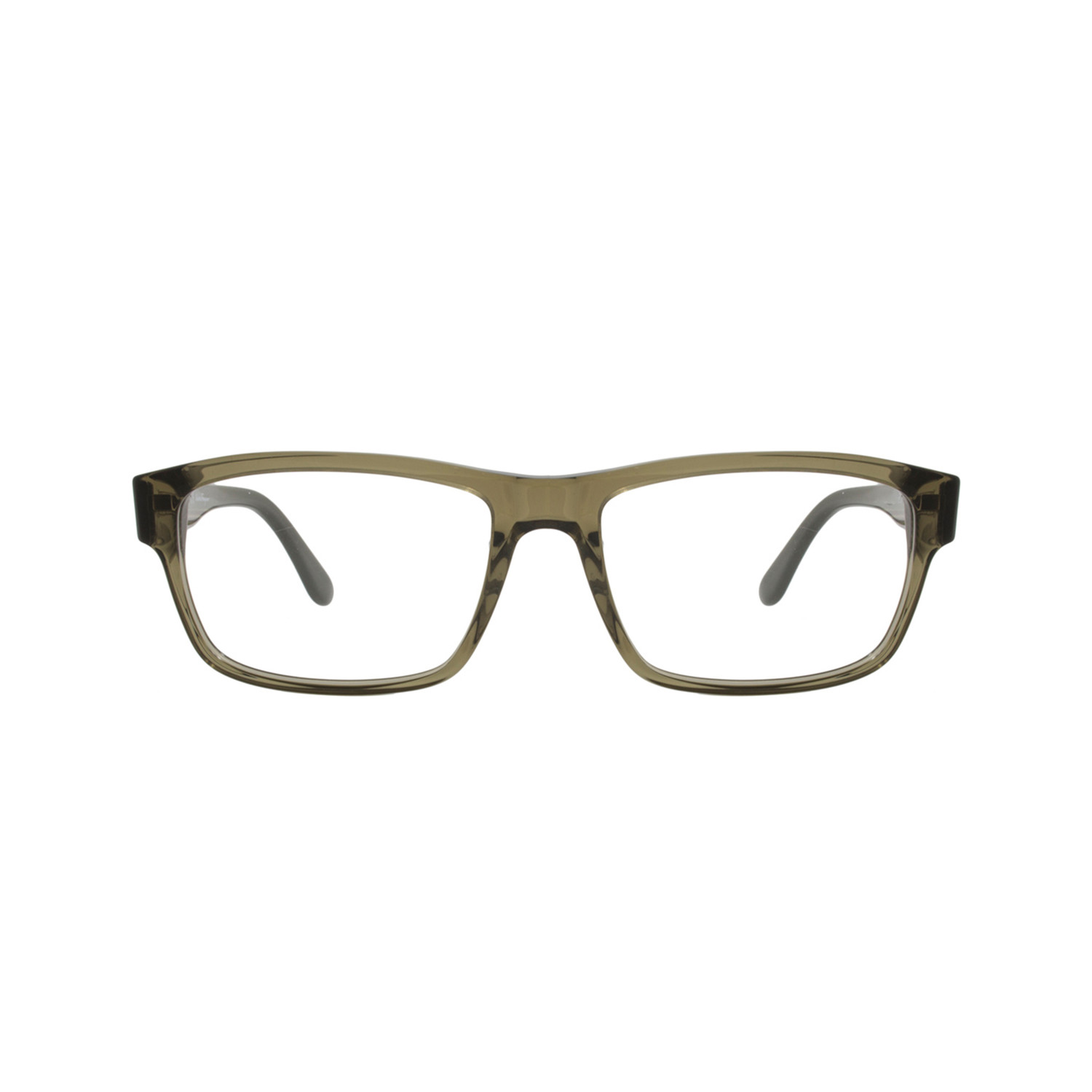 Ferragamo Eyeglass Frames // Crystal Khaki Green - See Sharp - Touch of ...