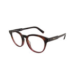 Salvatore Ferragamo // Round Eyeglasses // Havana + Cherry