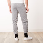 Heathered Slim-Fit French Terry Joggers // Heather Grey (S)