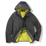 Turbo Puffer Hooded Jacket // Gray (3XL)