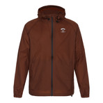 Full Zip Rain Jacket // Omaha Orange (L)