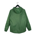 Pop Over Rain Jacket // Hunter Green (XL)