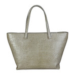 Cavalli Class Shopping Bag // Grey + Green