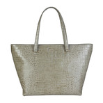 Cavalli Class Shopping Bag // Grey + Green