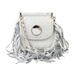 Cavalli Class Crossbody Bag // White