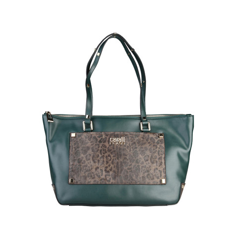 Cavalli Class Shopping Bag // Dark Green