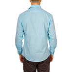 Carter Button-Up Shirt // Turquoise (XL)