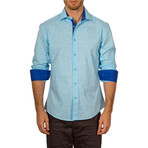Carter Button-Up Shirt // Turquoise (L)