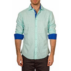 Carter Button-Up Shirt // Light Green (S)