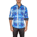 Joshua Button-Up Shirt // Turquoise (XS)