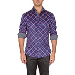 Jayden Button-Up Shirt // Navy (L)