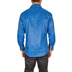 Michael Button-Up Shirt // Royal Blue (L)