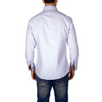 Charles Long-Sleeve Button-Up Shirt // Lilac (XL)