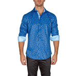 Michael Button-Up Shirt // Royal Blue (L)