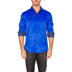 John Button-Up Shirt // Royal Blue (3XL)