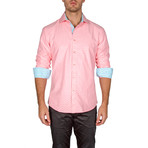 David Button-Up Shirt // Pink (XS)