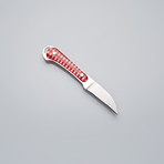 Peeling Curved Knife // Gingham Handle