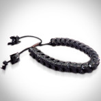 Rattlesnake Authentic Bone // Bracelets (Black)