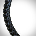 Rattlesnake Authentic Bone // Necklaces (Black)