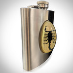 Scorpion Flask // Stainless Steel