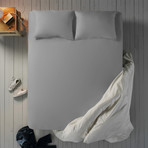 Bamboo Fiber Sheet Set // Silver (King)