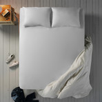 Bamboo Fiber Sheet Set // White (King)