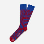 Dazzle Camo Sock W/ Coolmax® Technology // SET OF 3 // RED + OLIVE + NAVY