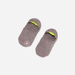 Basic Melange Invisible Sock // Gray (Mens US Size 7-10)