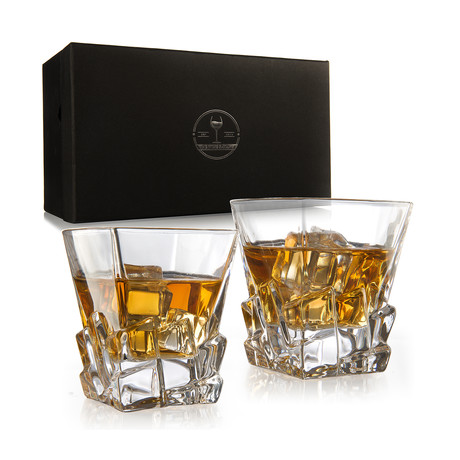 Mountain Luxury Elegant Whiskey Glasses