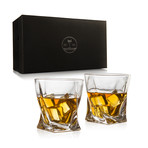 Twist Luxury Elegant Whiskey Glasses