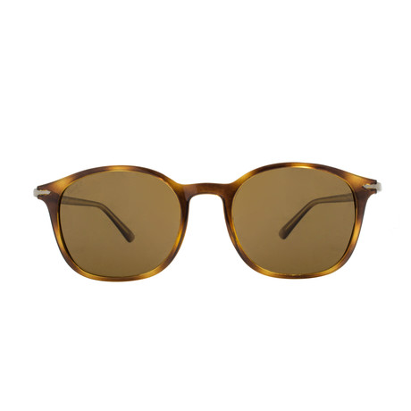 Persol // Polarized Classic Round // Light Tortoise + Polarized Brown