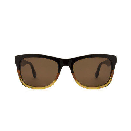 Ferragamo // Fade Sunglasses // Brown Honey + Brown