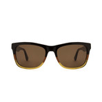 Ferragamo // Fade Sunglasses // Brown Honey + Brown