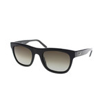 Ferragamo Sunglasses // Black + Grey Gradient