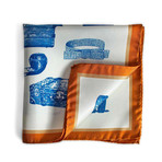 Dandy on a Trip // Blue + White + Orange