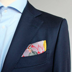 Lady in Yellow // Burgundy + Blue + Yellow