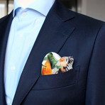 Pin-up + Orange // White + Orange + Green