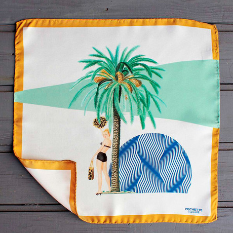 Pin-up + Palm // White + Green + Yellow