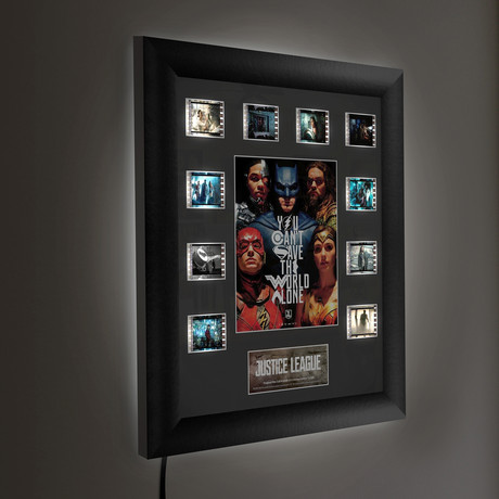Justice League Movie // Mini Montage FilmCells Presentation with Backlit LED Frame