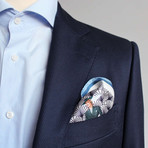 Lady in Blue // White + Black + Blue