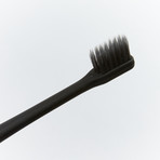 Black Travel Toothbrush // Soft // Set of 4